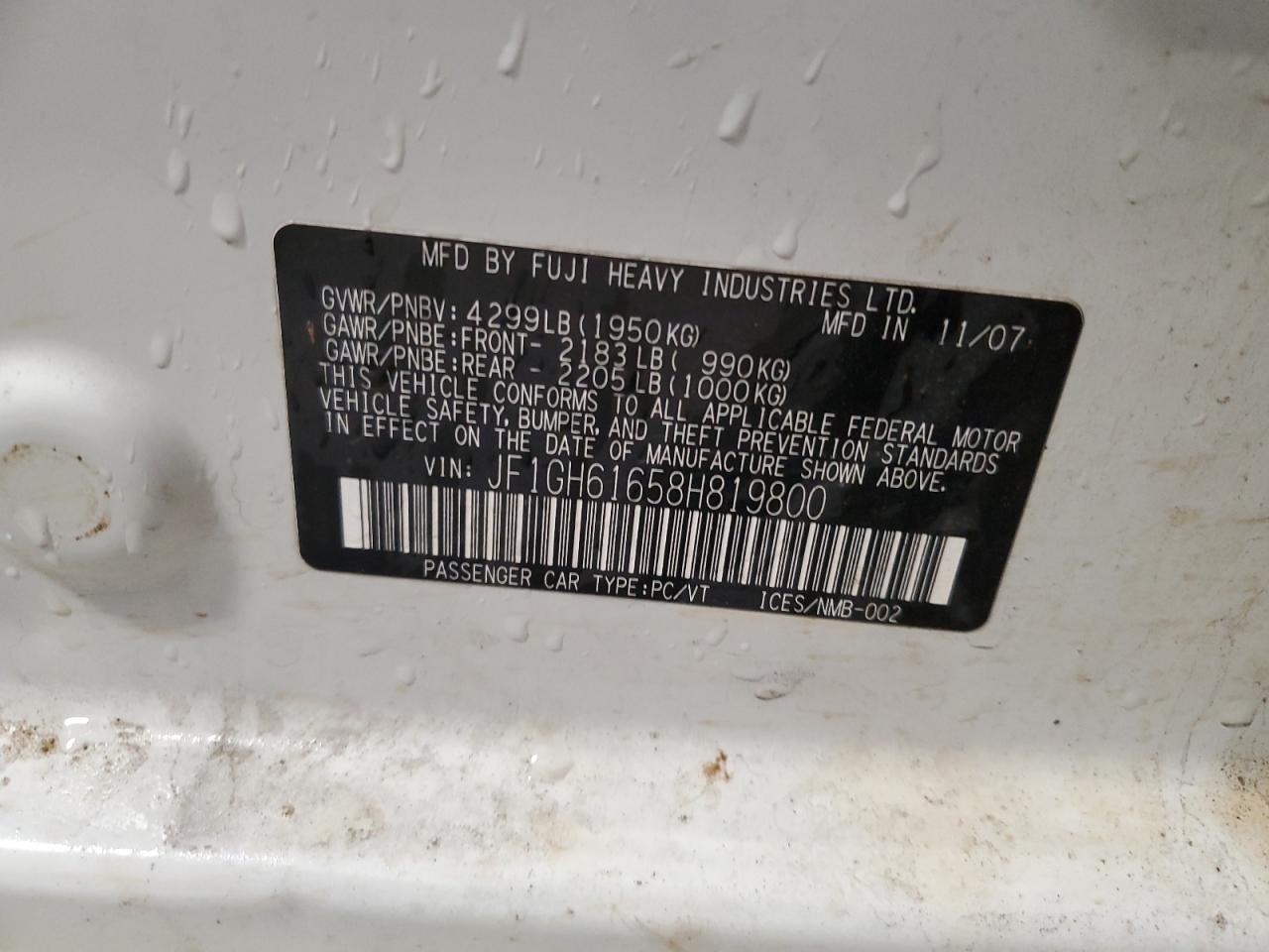 Subaru Impreza 2.5i Image 8