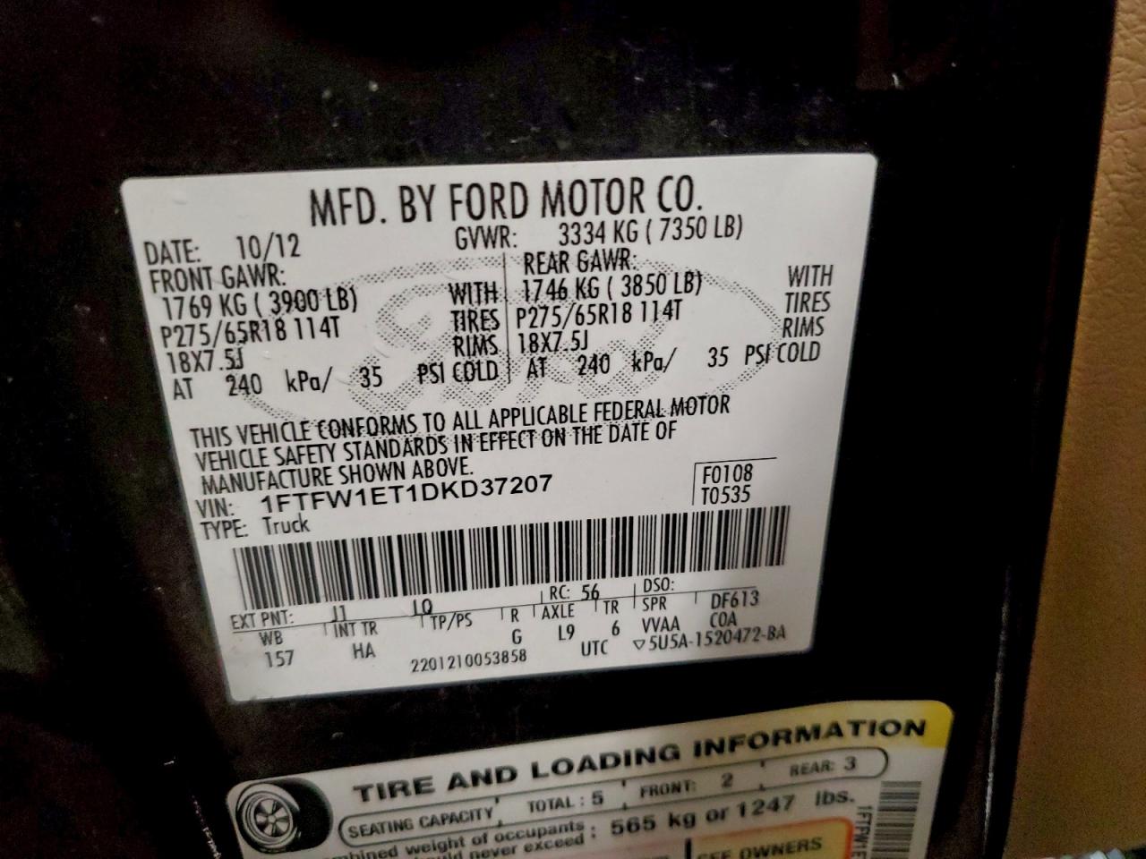 Ford F-150 Supercrew Image 12