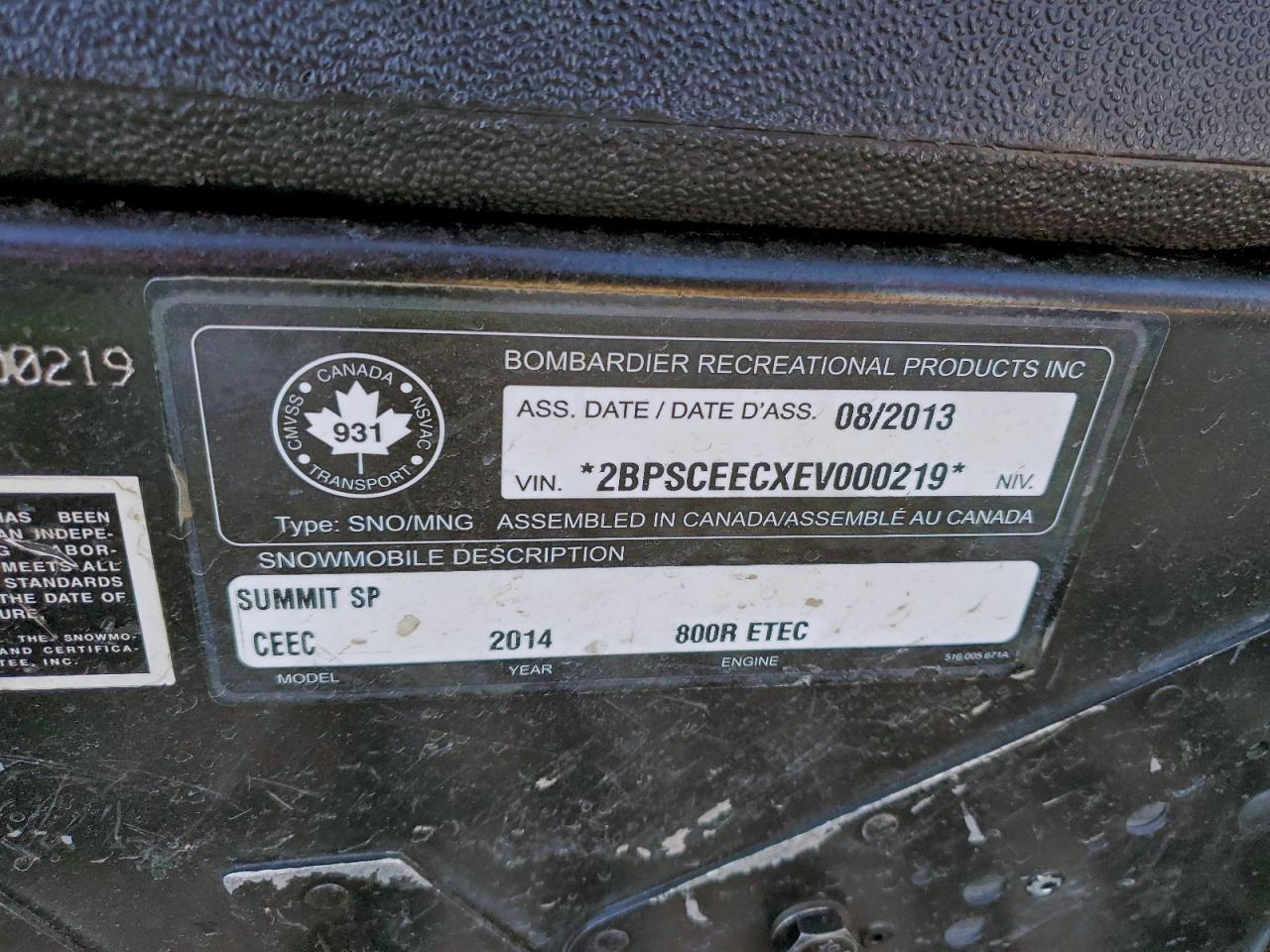 Bombardier Snowmobile Image 3